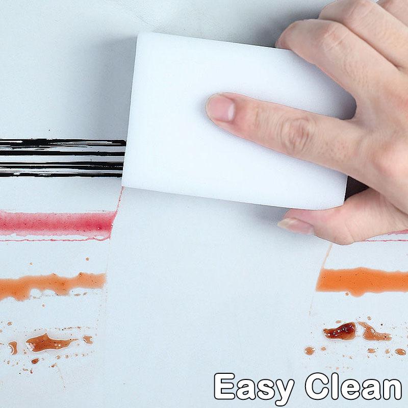 100ks/Lot Kouzelná houbička Guma Bílá Melaminová houbička na mytí nádobí Kuchyň Koupelna Kancelář Čistič Čisticí nástroje 100*60*20mm