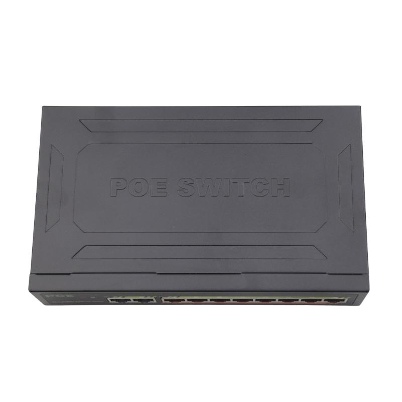 10 Port PoE+ Gigabit Switcher 10/100/1000Mbps Adaptive for Powering Cameras Wireless VoIP Phones Installation