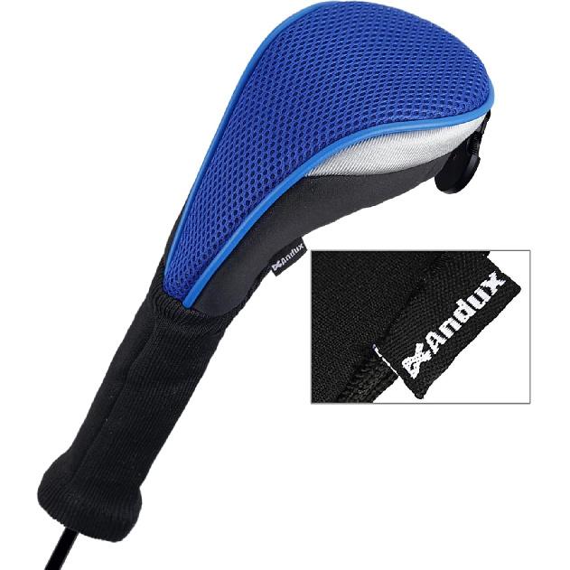 Andux 4pcs/Pack Long Neck Golf Hybrid Club Head Covers Dial No. Tag CTMT-02