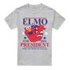 Sesame Street Unisex Adult For President 2024 Elmo Heather T-Shirt