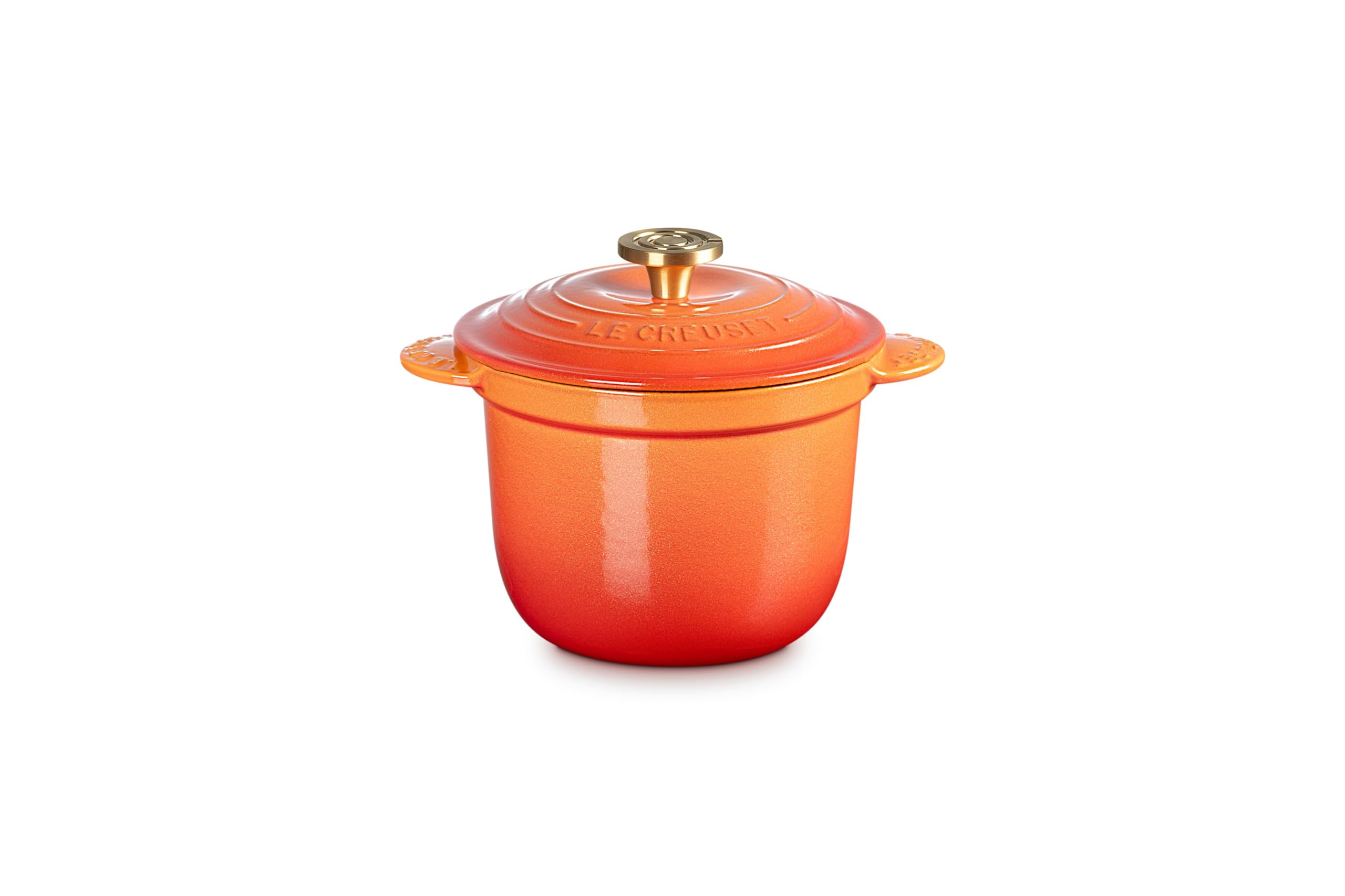 

Ювілейний чавунний емальований горщик Le Creuset Кокот Every 18 Flammedore Crucible Ручка світло-золотого кольору Газ IH Духовка Сумісний Японський [100-й Товар] [Авторизований