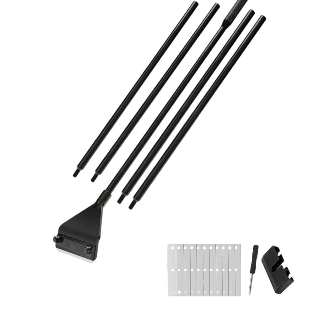 Stainless Steel Fish Tank Cleaner Set Dual-use Aquatic Plants Cleaning Tool Fish Tank Accessories