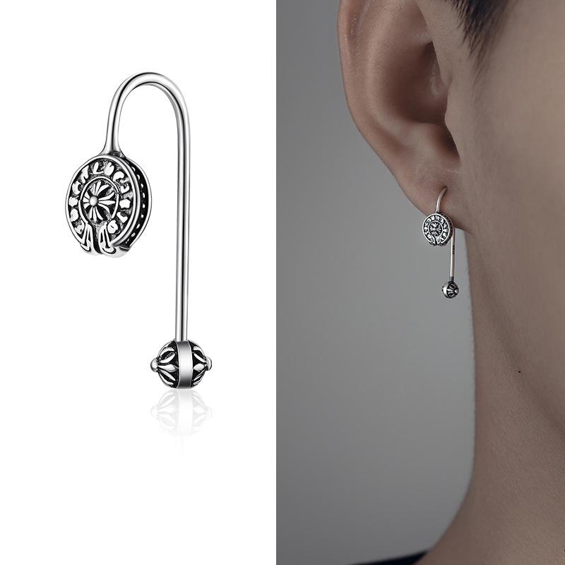 

Круглые серьги с крестообразным узором, ретро, простые, с темпераментом, с крючком для уха, нишевые, универсальные, легкая роскошь, высококлассные серьги