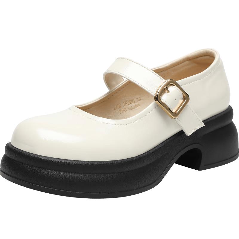 Scarpe Mary Jane con Plateau da Donna ZHR