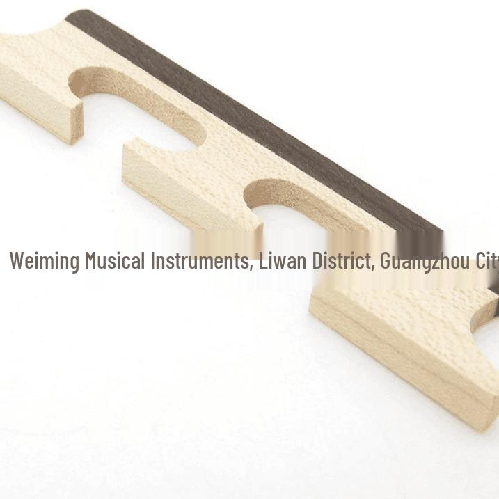 Ebony Maple Solid Wood Banjo Bridge for 4, 5, & 6-String Banjos