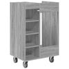 Golf Cabinet with Wheels Universal Grey Sonoma 65 x 45 x 98 cm
