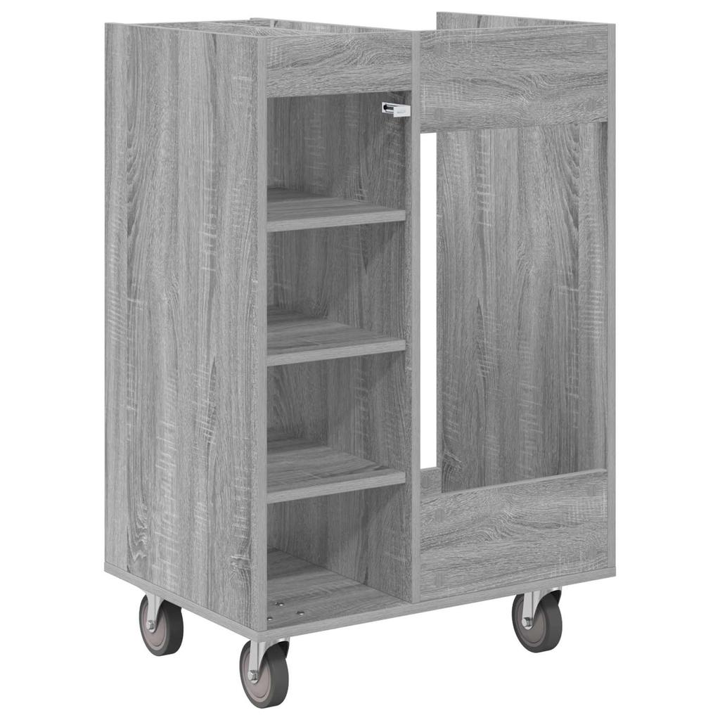 Golf Cabinet with Wheels Universal Grey Sonoma 65 x 45 x 98 cm