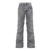 I Saw It First Womens/Ladies Ruched Straight Jeans