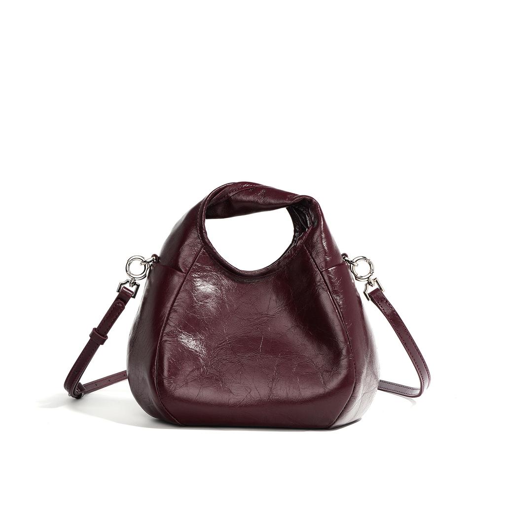 Senior High-end Head Leather High-end Single-shoulder Crossbody Bag for Women with Large Capacity Versatile Commuting Retro