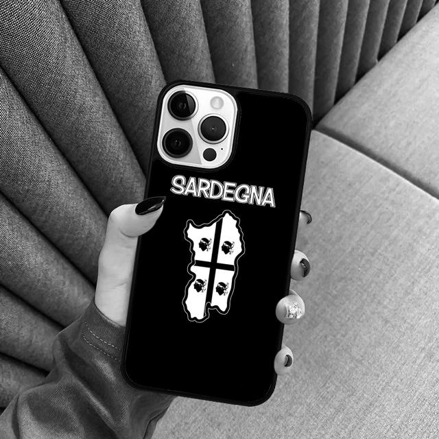 Flag of Sardinia phone Case Cover For iPhone 17 Air 16 15 14 Plus apple 16 11 12 13 Pro Max coque