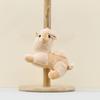 Camel Desert Keychains Ornament Short Plush Stuffed Toys Collectible Animal