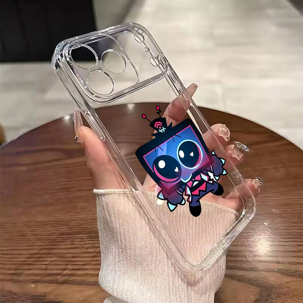 H-Hazbin H-Hotel Vox Phone Case For iPhone 17 16 15 14 13 12 11 Mini Pro Max Plus Transparent Cover iPhone16e