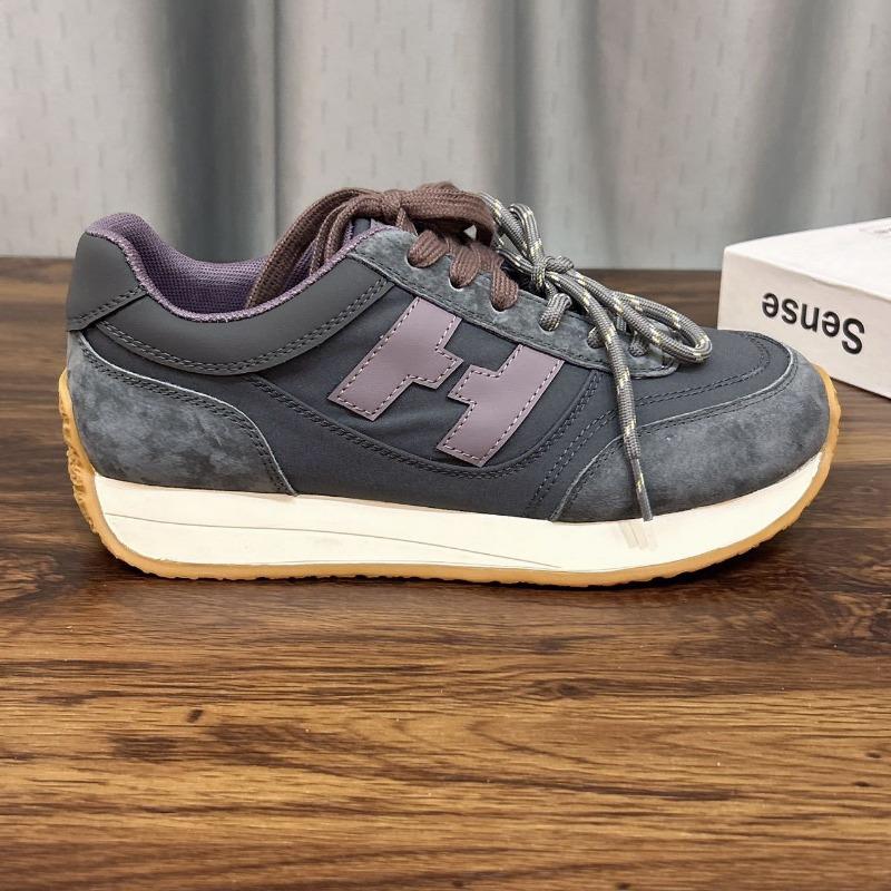 Autumn new women's thick-soled heightening casual sports shoes versatile breathable running shoes women