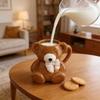 Creative High-value Cute Teddy Bear Mug Cartoon Ceramic Drinking Water Couple Water Cup Birthday