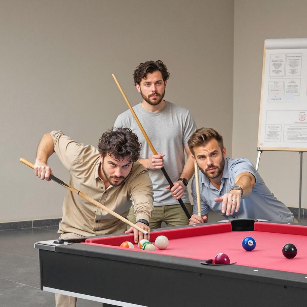 Pool Table, 183cm Portable Billiards Tables, Adjustable Feet Stable Game Table, Entertainment Set Includes Ball, Cue, Rack, Chalk and Brush, Black