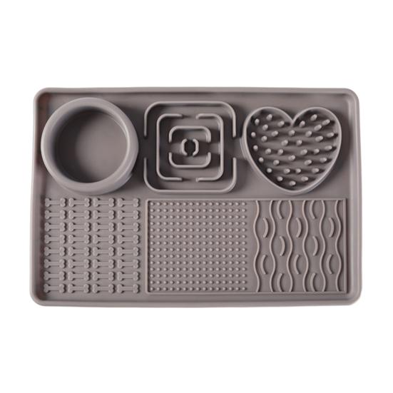 Cat Lick Mat Dogs Fun Cups Non-Slip Dog Slow Feeder with Suction Enrichment Treat Mat