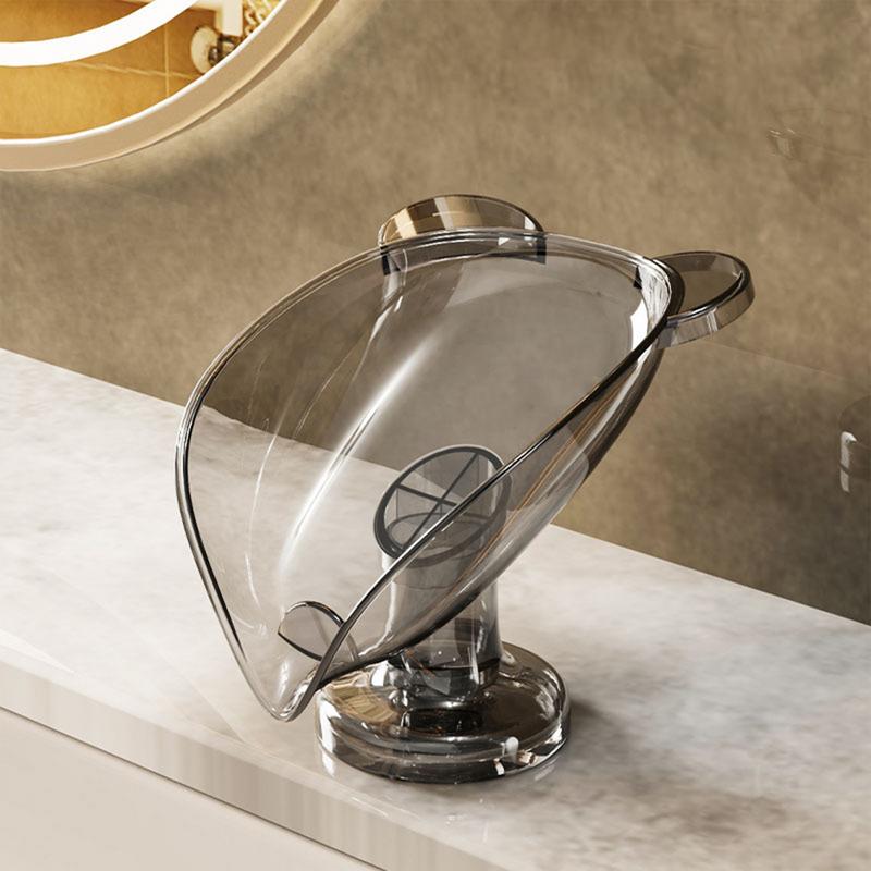 Drainable Suction Cup Soap Case No-drilling Removable Bar Soap Holders Bathroom Countertop Soap Box Bathroom Accessories