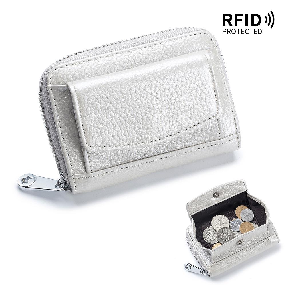 RFID women s organ card bag Japanese style new mini multi-card holder zipper change bag large capacity 2299₽
