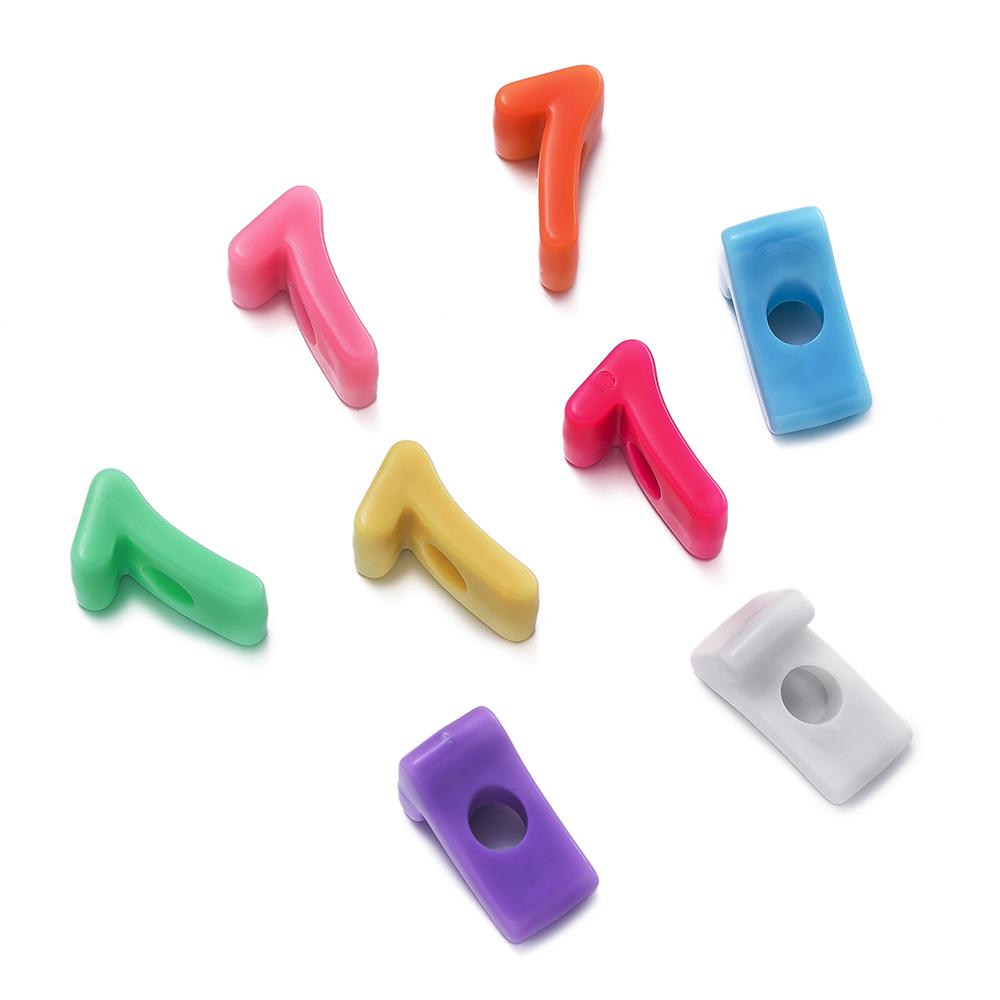 

10pcs/Lots Mixed Color Acrylic Large Hole Number Beads 0-9 Spacer Loose Beads & Bead Assortments for DIY Jewelry Making Supplies