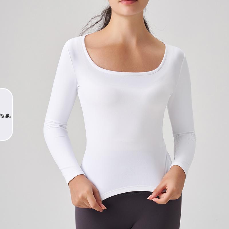 

Women s Autumn/Winter Nude Feel Long Sleeve Yoga Top for Pilates & Fitness M