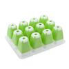 Kit de Bandeja Starter para Mudas com 12 Células Caixa de Plantio para Viveiro com Umidade Ajustável para Jardim Casa Estufa Plantas Clone Vaso para Mudas
