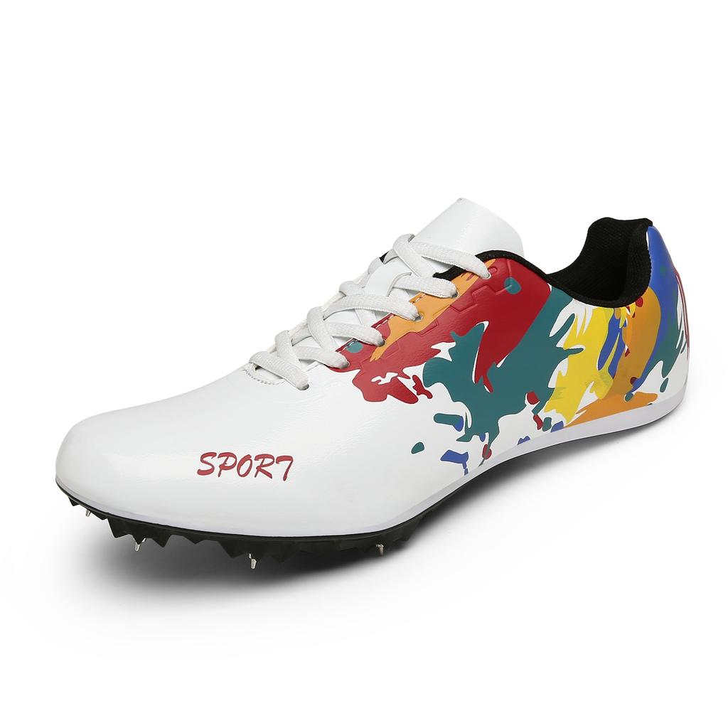 Neue Mandarinenten-Nagelschuhe Leichtathletik Sprint Herren- und Damen-Nagelschuhe Körpertest Weitsprung Lauf-Nagelschuhe Training Leichtathletik