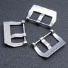Stainless Steel Pin Tang Buckle Rubber Leather Watchband 18mm 20mm 22mm 24mm 26mm For Panerai Wristband Screw Clasp Accessories