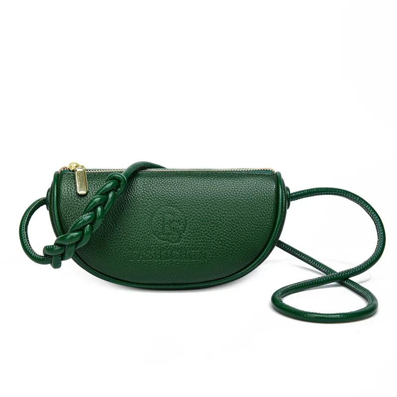 Genuine Leather Crossbody Bag for Women Shoulder Bags Feminine Bag Wallet Luxury Brand Fashion Trend Authentic New