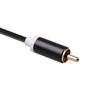 Enhanced Audio Cable: 6.35mm To 2RCA, Gold-Plated, Aluminum Shell
