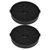 Aktivt kolfilter 2 st för köksfläktstillbehörsfilter 140x25 mm storlek Designade för att minska för renare luft
