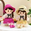 Poupée Princesse Mignonne 90cm Style Petit Parfumé Exquis Fille Portant un Chapeau Jouet en Peluche d'Entreprise Cadeaux Charmants