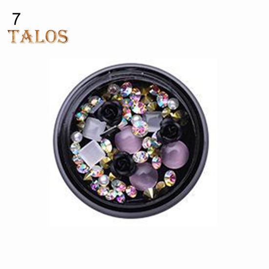 1Box Nail Decor Exquisite DIY Design Rhinestone Fashion 3D Sequins Decal for Nails