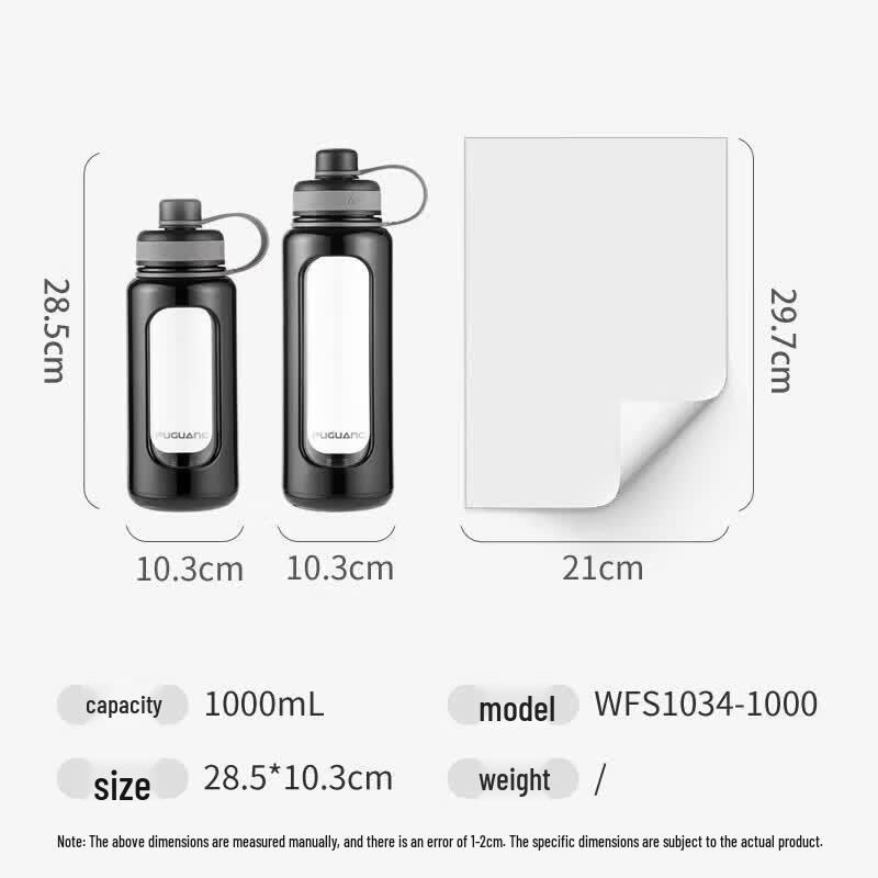 Fuguang Double-Layer Glass Tea Infuser Bottle
