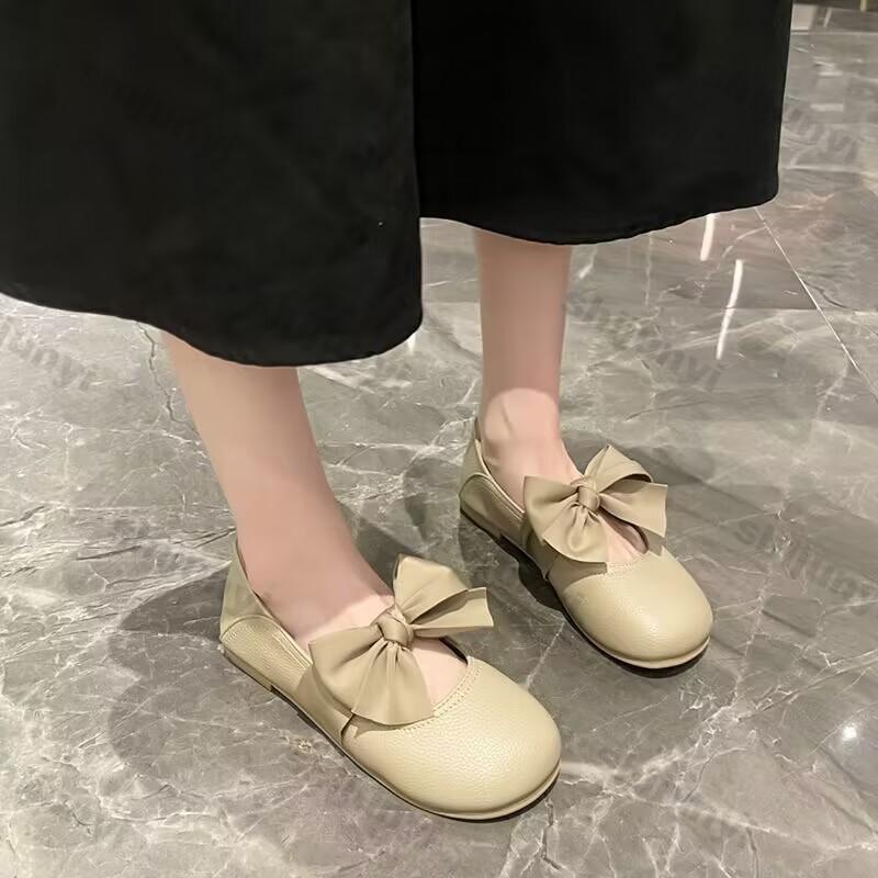 Fashion Women's Loafers 2025 New Spring Summer Soft Sole Fashion Bow-knot Slip on Mary Jane Shoes Lightweight Comfortable Casual Flats