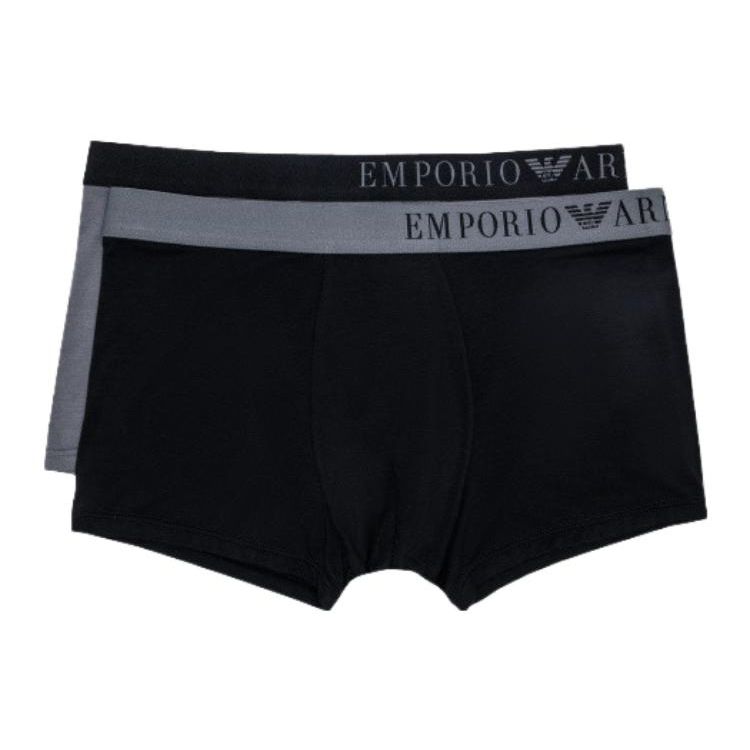 

Emporio Armani Мужские боксеры с вышитым логотипом FW23, 2 шт. Нижнее белье 111210-3F733-41720 M