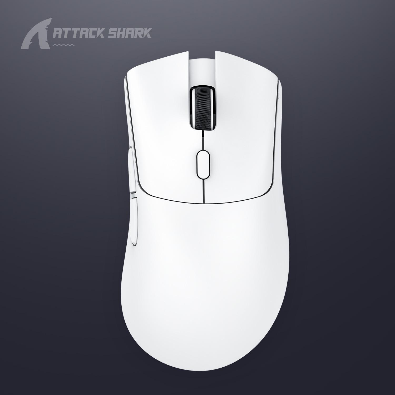 

Міжкордонний Акула-атака R1: Трирежимна легка миша (Дротовий, бездротовий, Bluetooth) для Ігор, Офісу або Використання з Ноутбуком.
