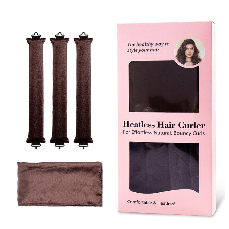 Heatless Curling Rod with Metal Hook for Easy Sleep-In Big Wave Curls