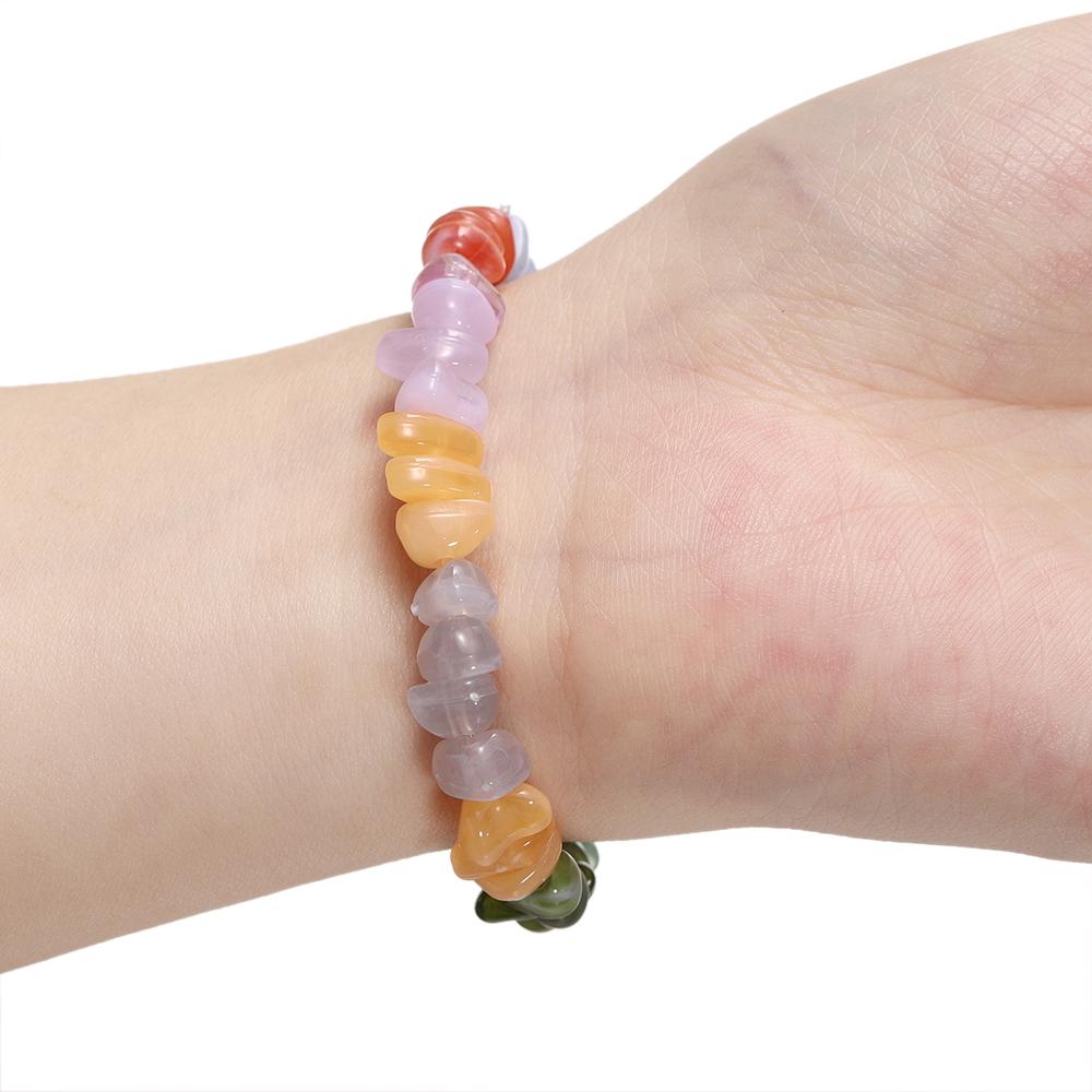 750pcs/Box Imitation Natural Stone Beads Irregular Acrylic Spacer Loose Beads Set for Bracelet Necklace DIY Jewelry Making