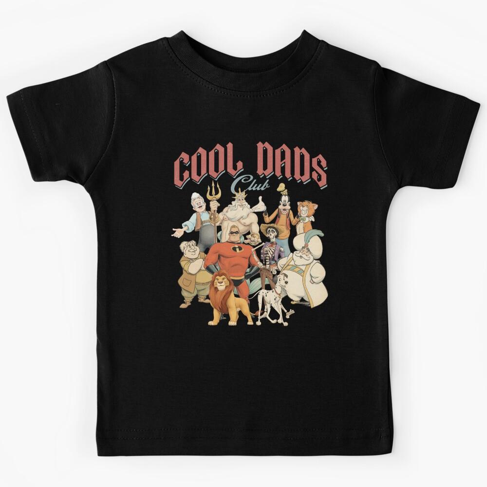 Cool Dads Club Retro Father s Day Gift For Dad Kids T-Shirt 110