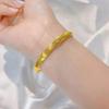 Gold-Plated Women's Cat's Eye Bracelet - Luxury, Long-Lasting Bangle with High-End Feel