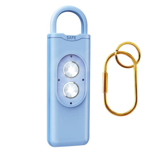 

Yousheng Strobe Flashlight Keychain 300 Lumen Personal Safety Light with Key Ring Compact Portable Dual LED Flashlight for Outdoor Emergency синій