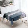 Woods Snow Tablecloth Home Decor Stain Resistant Waterproof Table Decoration Rectangular Kitchen Fireplace Countertop