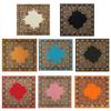 Headscarf Paisley Pattern Large Square Scarf Smooth Imitation Silk Fabric Turban