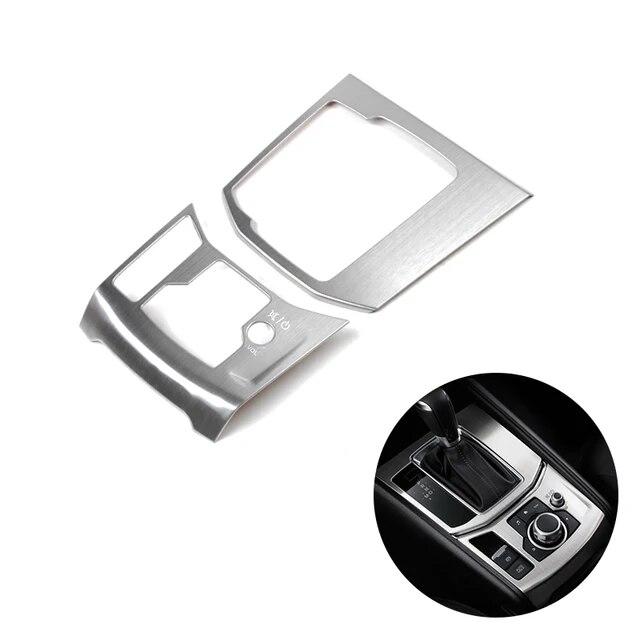 Car Styling Gear Shift Electronic Handbrake Panel Cover Protective Trim For Mazda CX-5 CX5 CX 5 2017 2018 ONLY LHD
