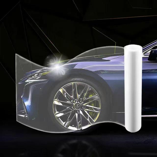 High-Definition Transparent TPU Car Wrap - Scratch-Resistant Paint Protection Film