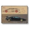 Metal Tin Signs Plaque Classic Cars Wall Decoration Vintage Art Posters Iron Painting for Man Cave Home Cafe Game Room Club Bar