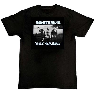 BEASTIE BOYS CHECK YOUR HEAD'92 Punk Graphic PrintMens T-Shirt