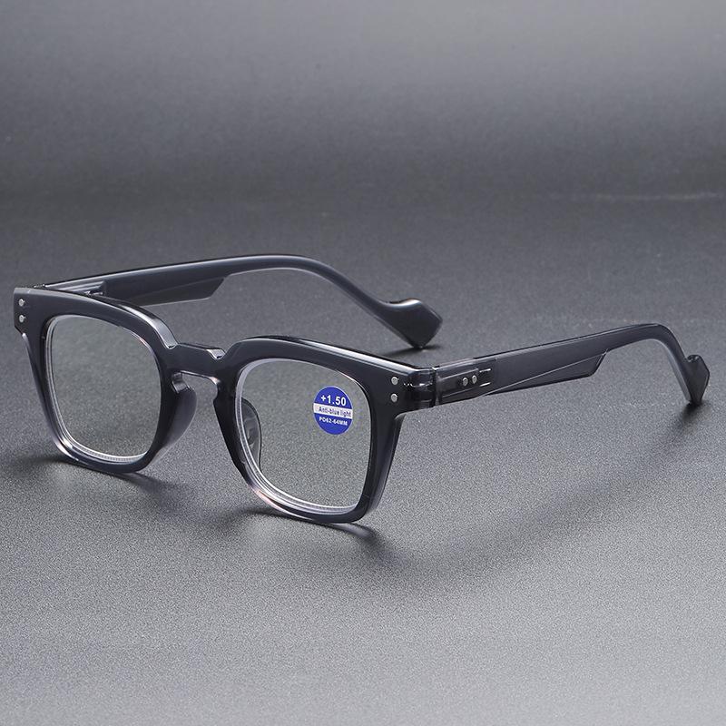 Unisex Japanese Multifocal Photochromic Blue Light Blocking Reading Glasses for Distance and Close-Up, Flat Lens, Senior-Friendly.