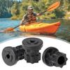 Nylon Mounting Adapter Base Non-Slip Canoe Boat Fishing Rod Holder Rustproof Fish Finder Mounting Base Camera Adapter Connectors
