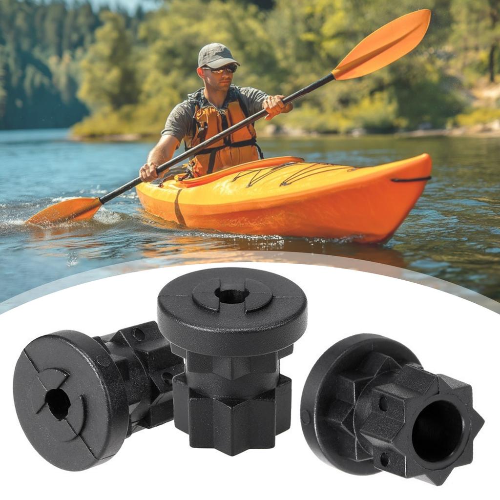 Nylon Mounting Adapter Base Non-Slip Canoe Boat Fishing Rod Holder Rustproof Fish Finder Mounting Base Camera Adapter Connectors